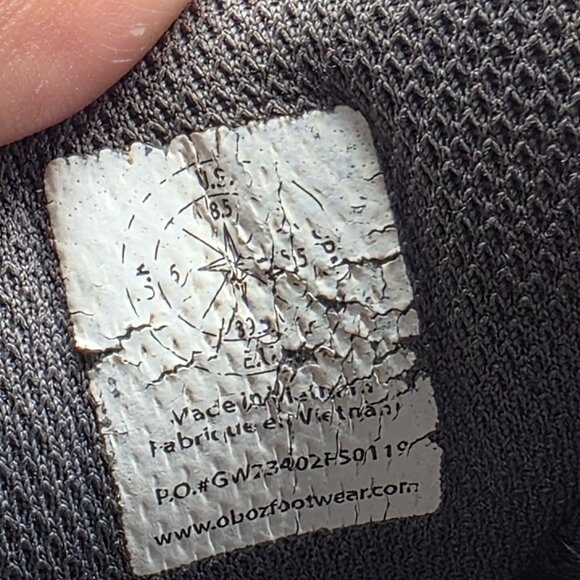 Oboz Sawtooth II Low Womens Size 8.5 Beige Shoes Hiking Camping Outdoors Trails - Picture 6 of 12